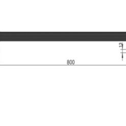 Alternative view of Barra de Apoio de PVC 80 cm