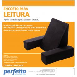 Encosto para Leitura cor preta Perfetto