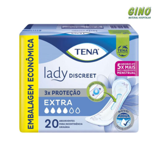 Absorvente Tena Lady Discreet Extra 20 Unidades