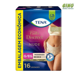 Tena Pants Discreet nude P/M ou G/EG 16 unidades