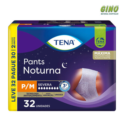 Tena Pants Noturna P-M 32 unidades