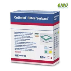 Cutimed Siltec Sorbact Ultra Absorvente com Bordas de Silicone 7,5 x 7,5 cm