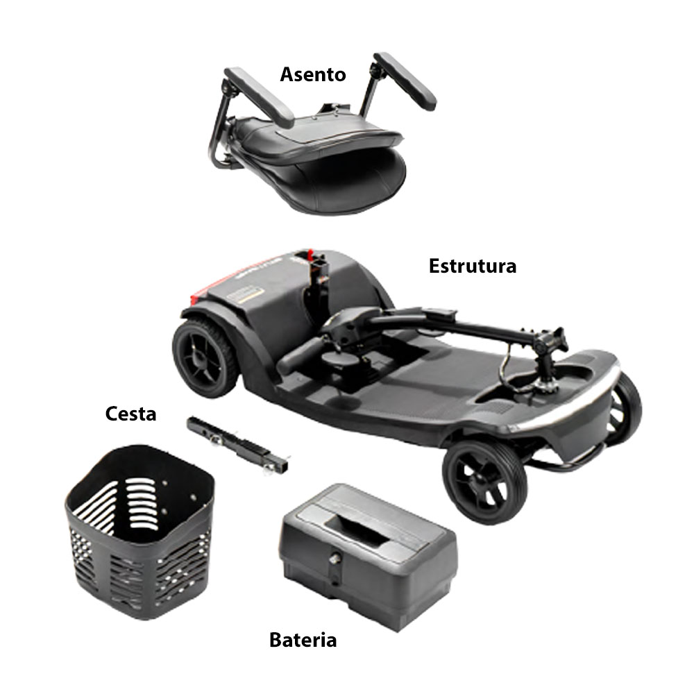 Scooter Desmontável Lumus Linha Fit